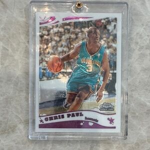 Topps Chris Paul Rookie Card - Teal & Gold Accents